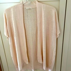 Eileen Fisher organic linen open cardigan. NWOT